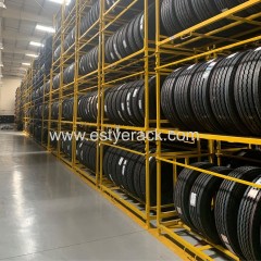 China high quality adjustable powder coated steel metal storage tire pallet rack with posts