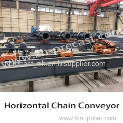 Horizontal Chain Conveyor for Pile Mould