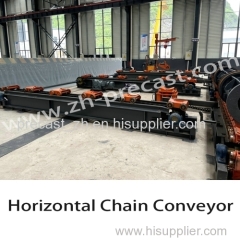 Horizontal Chain Conveyor for Pile Mould