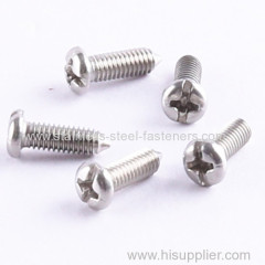 SS slotted combination driver Pan Truss Hex Csk Round Head Customized Screws
