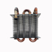 Finned hydrophilic foil evaporator for copper tube condenser of oxygen generator