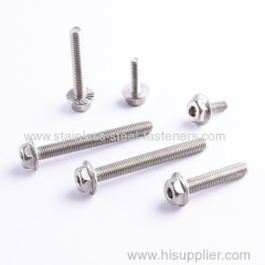 Customized Hex Head with Washer Socket Bolt Stainless Steel Fasteners