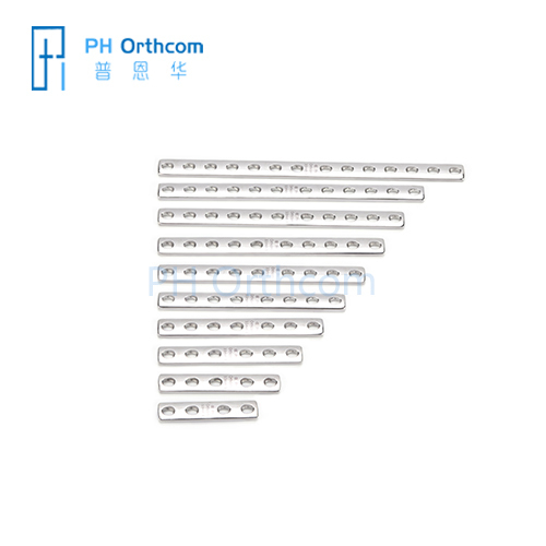 Implantes ortopédicos veterinarios dcp (placa de compresión dinámica) de 3,5 mm de ancho