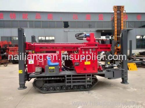 Crawler Mounted DTH Drilling Rig 260m Diesel Engine Water Well Drilling Rig