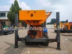 350m Deep Crawler Mounted Drill Rig Multifunctional Dth Borehole