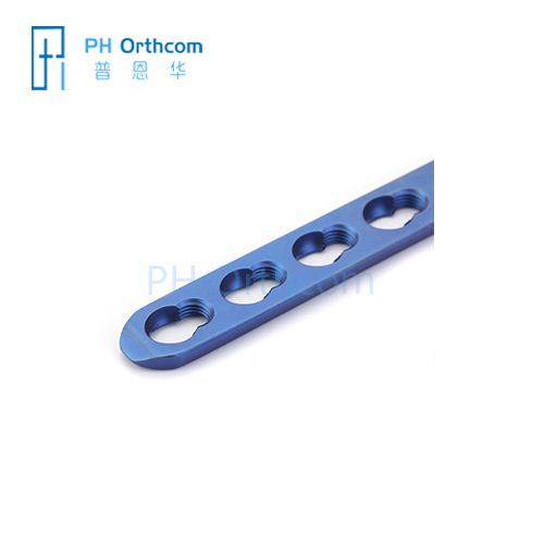 2,7/3,5mm v placa de bloqueo implantes ortopédicos veterinarios aleaciones de titanio