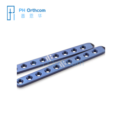 1.5mm Straight Locking Plates Veterinary Orthopaedic Implants Titanium Alloys