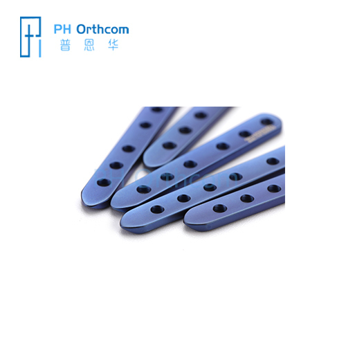 Placas de bloqueo rectas de 1,5 mm implantes ortopédicos veterinarios aleaciones de titanio