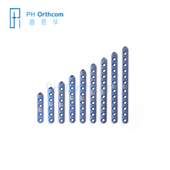 1.5mm Straight Locking Plates Veterinary Orthopaedic Implants Titanium Alloys
