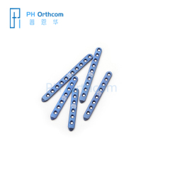 1.5mm Straight Locking Plates Veterinary Orthopaedic Implants Titanium Alloys