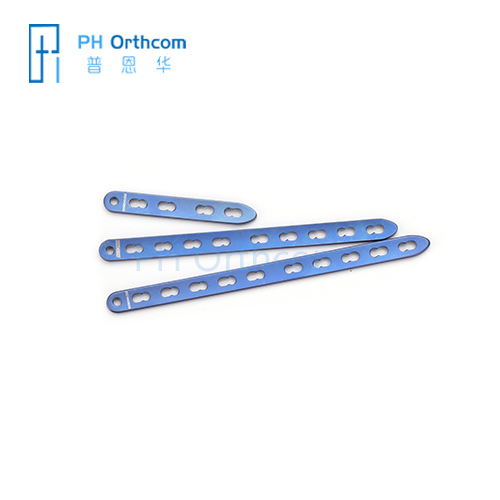 2,4 мм прямые фиксирующие пластины ветеринарные ортопедические имплантаты из титановых сплавов