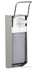 Stainless steel elbow sanitizer dispenser for eurobottle 500ml/1000ml Medical Standard Elbow Operated Soap Dispenser