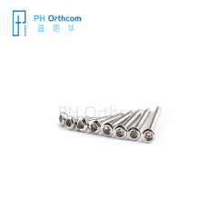 1.5mm Self-tapping Cortical Screws Veterinary Orthopaedic Implants Stainless Steel