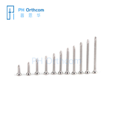 2.0mm Self-tapping Cortical Screws Veterinary Orthopaedic Implants Stainless Steel