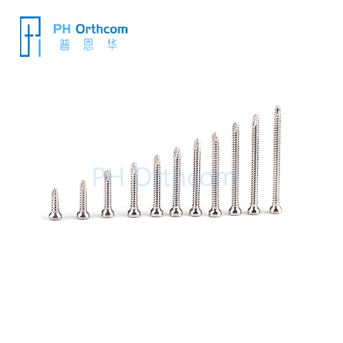 Tornillos corticales autorroscantes de 2,0 mm para implantes ortopédicos veterinarios de acero inoxidable