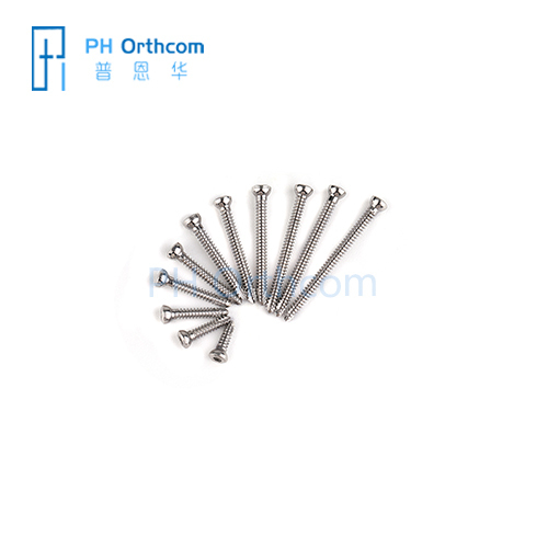 Tornillos corticales autorroscantes de 2,0 mm para implantes ortopédicos veterinarios de acero inoxidable