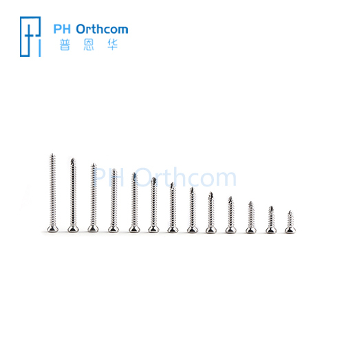 Tornillos corticales autorroscantes de 2,7 mm para implantes ortopédicos veterinarios de acero inoxidable