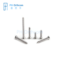 2.7mm Self-tapping Cortical Screws Veterinary Orthopaedic Implants Stainless Steel