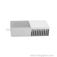 Customized aluminum alloy heat sink according to drawings CNC processing of aluminum profile heat sink