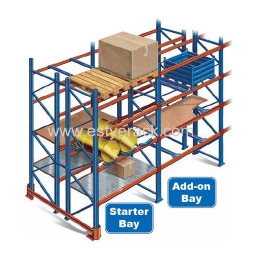 What are the different types of pallet racking systems used in warehouse storage?