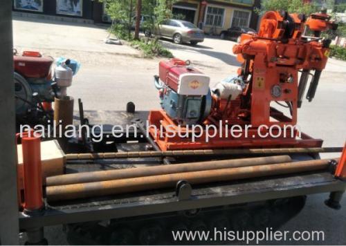 Soil Boring Drilling Rig With Pump Integrated