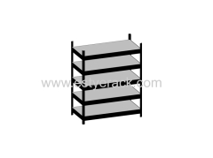 light duty boltless shelving rack