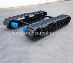 Eight Wheels Rubber Crawler Track Undercarriage For Water Borehole Drilling Machines