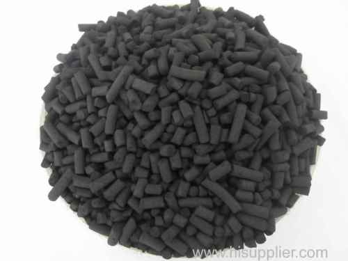Coal based Columnar 4mm CTC80 activated carbon forsolvent recovery