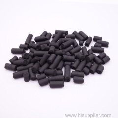 Gold extraction CTC 60 Impregnated Sulphur coal based pellets Activated Carbon For Mercury Removal