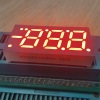 Ultra bright red Triple digit 7 segment led display common anode for temperature control