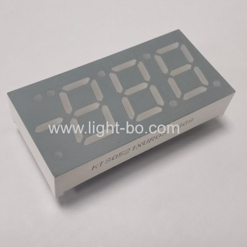 Ultra bright red Triple digit 7 segment led display common anode for temperature control