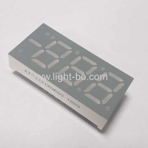 Ultra bright red Triple digit 7 segment led display common anode for temperature control