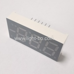 Ultra bright red Triple digit 7 segment led display common anode for temperature control