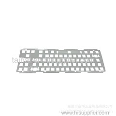 Source Factory Mechanical Keyboard Positioning Plate CNC Processing Aluminum Stainless Steel Keyboard Kit Stamping Proce