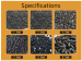 3mm CTC80 activated carbon coal based