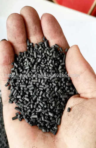 3mm CTC60% coal extruded activated carbon for VOC abatement activated charcoal active carbon