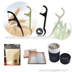 Active Charcoal Plant Fibre ECO Friendly Corn Straw Biodegradable Dental