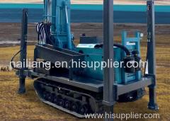 260m Large Pneumatic Crawler Mounted Drilling Rig 77kw For Water Well