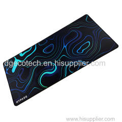 non slip natural rubber base speed polyester fabric custom printed gaming mouse pad mouse mat