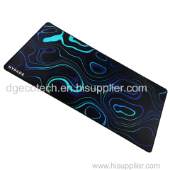 non slip natural rubber base speed polyester fabric custom printed gaming mouse pad mouse mat