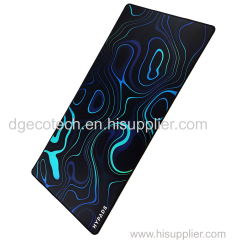 non slip natural rubber base speed polyester fabric custom printed gaming mouse pad mouse mat