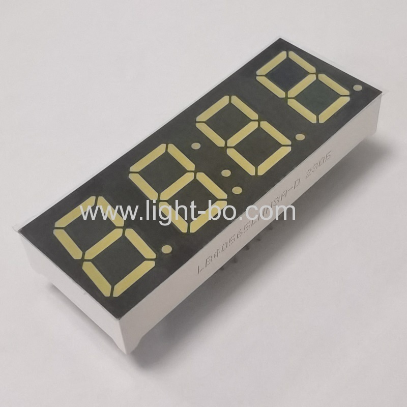 display dell'orologio a LED a 4 cifre bianco ultra luminoso da 0,56 "a catodo comune per piccoli elettrodomestici