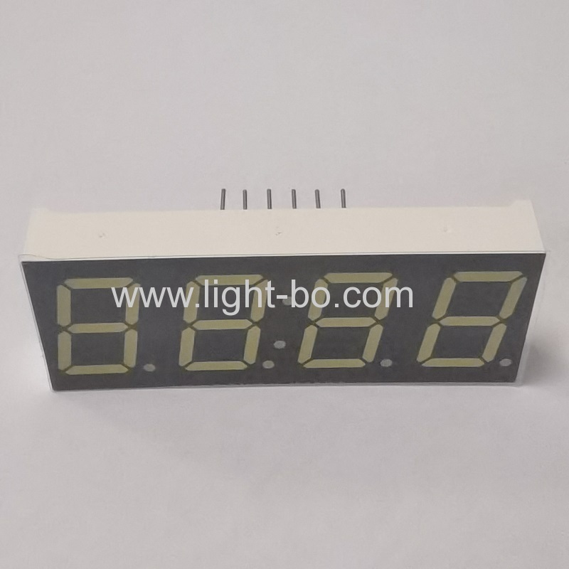 display dell'orologio a LED a 4 cifre bianco ultra luminoso da 0,56 "a catodo comune per piccoli elettrodomestici