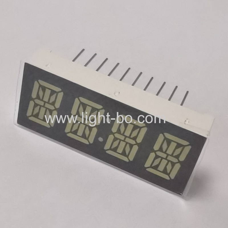 Ультра белый 4-значный 14-сегментный светодиодный дисплей с общим анодом для цифрового таймера