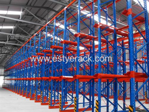 metal racks of heavy duty drive in pallet rack