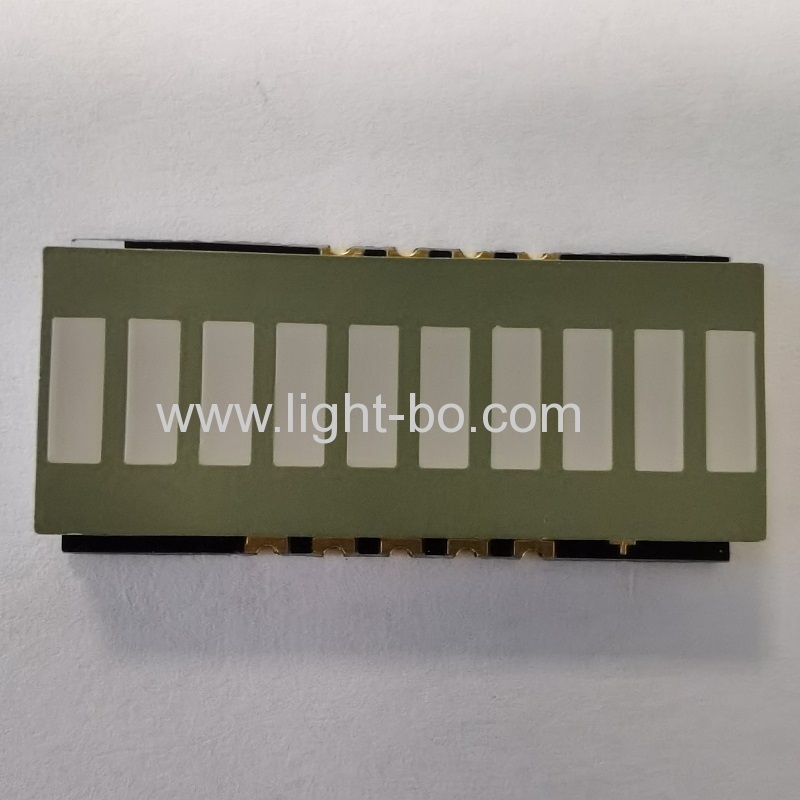 Hochhelle zweifarbige SMD-10-Segment-LED-Lichtleiste in Rot/Reingrün für Elektrofahrräder