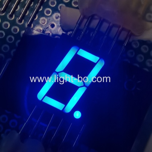 شاشة عرض LED زرقاء فائقة السطوع مقاس 14.2 مم أحادية الرقم SMD مكونة من 7 قطاعات وأنود مشترك