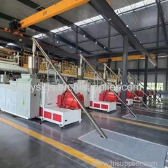 PVC homogeneous transparent floor production line equipment