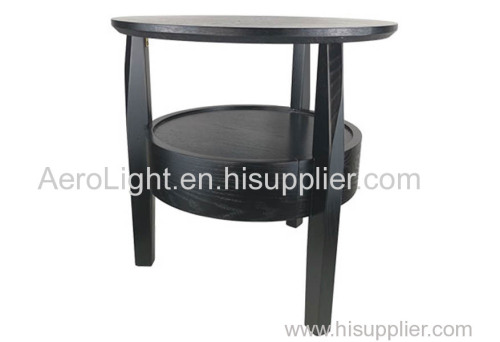 Round Modern Coffee Tea End Table