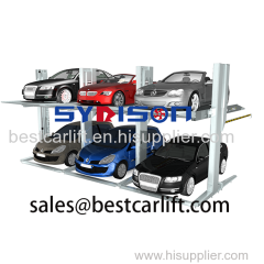 2 post hydraulic parking system simple double stacker car parking vertical Car Parking lift